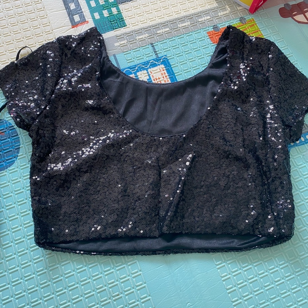 Crop top sequins - Picture 2 of 2